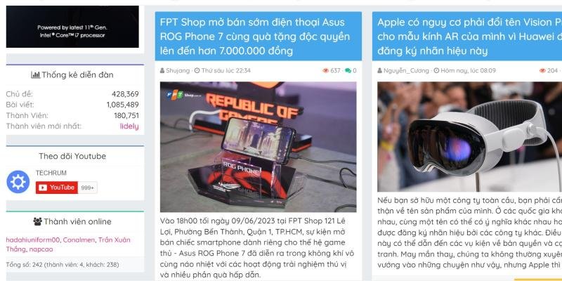 Top 7 Website Diễn Đàn Công Nghệ Lớn Nhất Việt Nam Hiện Nay