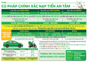 nạp tiền grab
